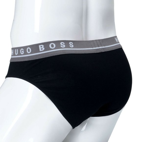 Hugo Boss Men's Black Stretch Briefs US M IT M - Picture 3 of 6